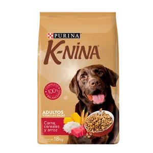 Alimento para Perros K-Nina Purina Adulto Carne Cereales y Arroz 18kg